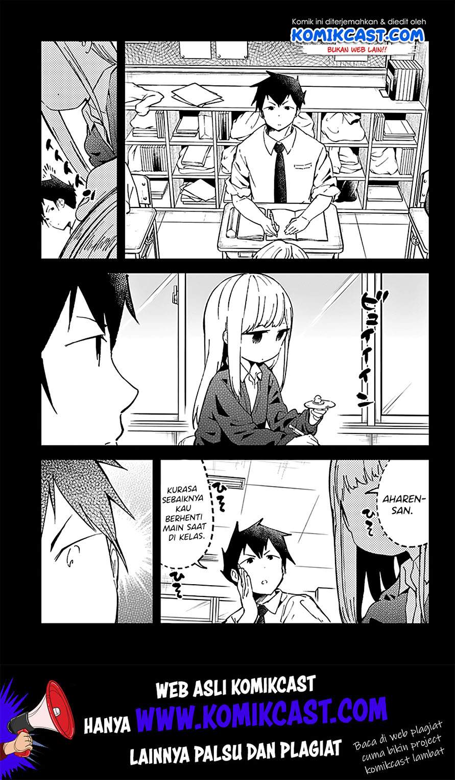 Aharen-san wa Hakarenai Chapter 18 Bahasa Indonesia