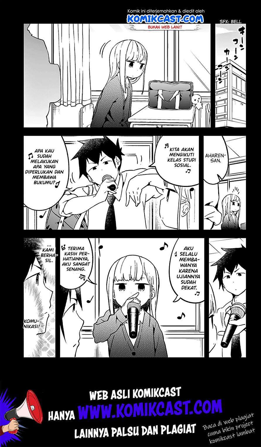 Aharen-san wa Hakarenai Chapter 24 Bahasa Indonesia