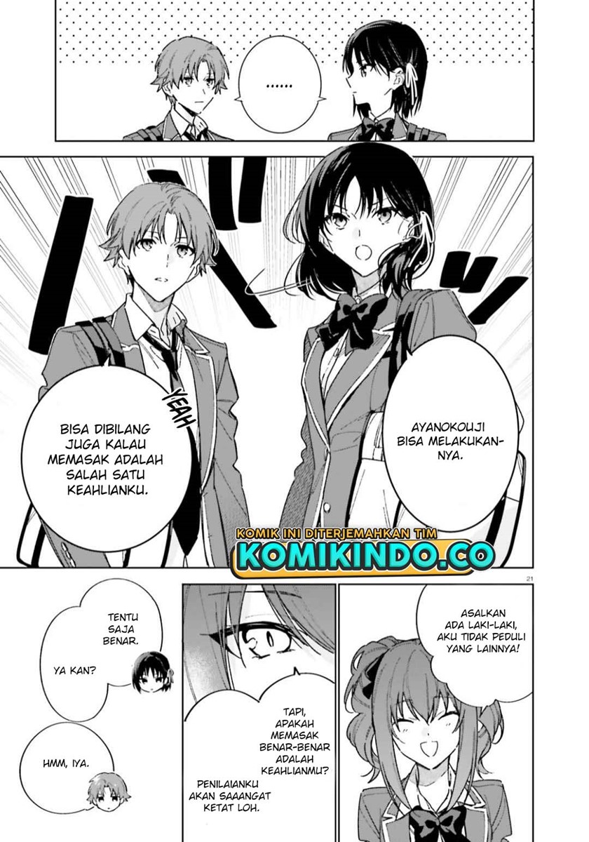 Youkoso Jitsuryoku Shijou Shugi no Kyoushitsu e: 2-nensei-hen Chapter 05 Bahasa Indonesia