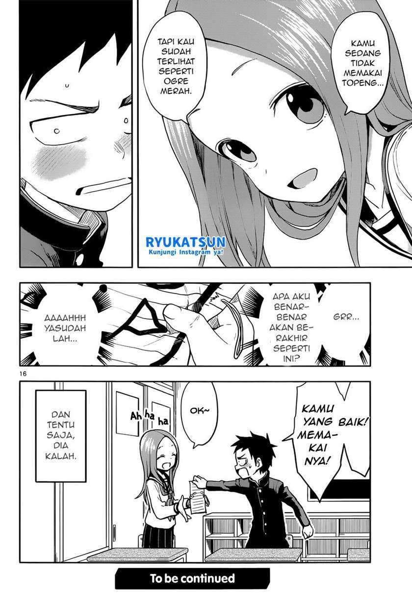 Karakai Jouzu no Takagi-san Chapter 121 Bahasa Indonesia