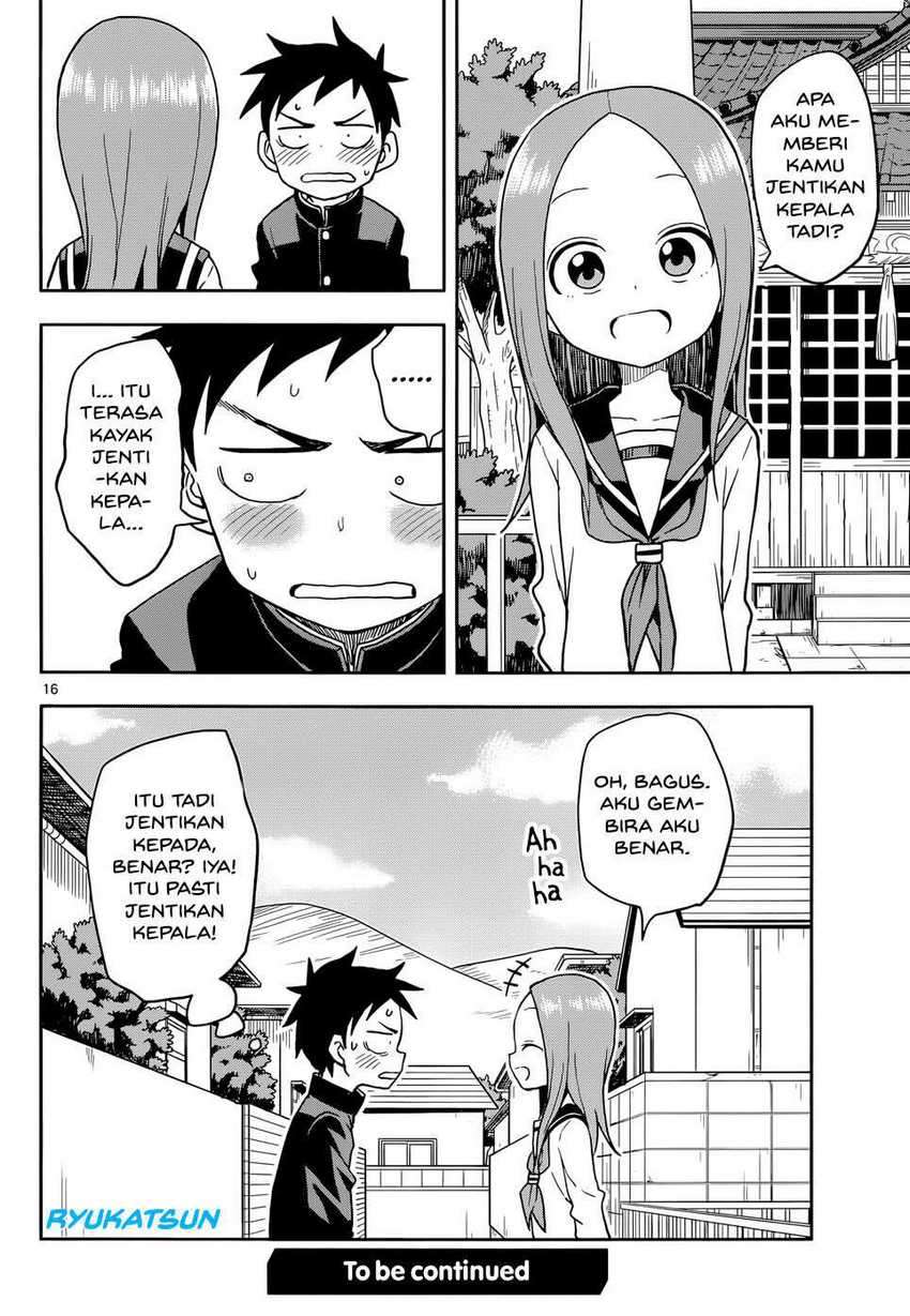 Karakai Jouzu no Takagi-san Chapter 110 Bahasa Indonesia