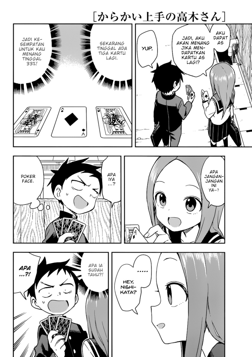 Karakai Jouzu no Takagi-san Chapter 148 Bahasa Indonesia