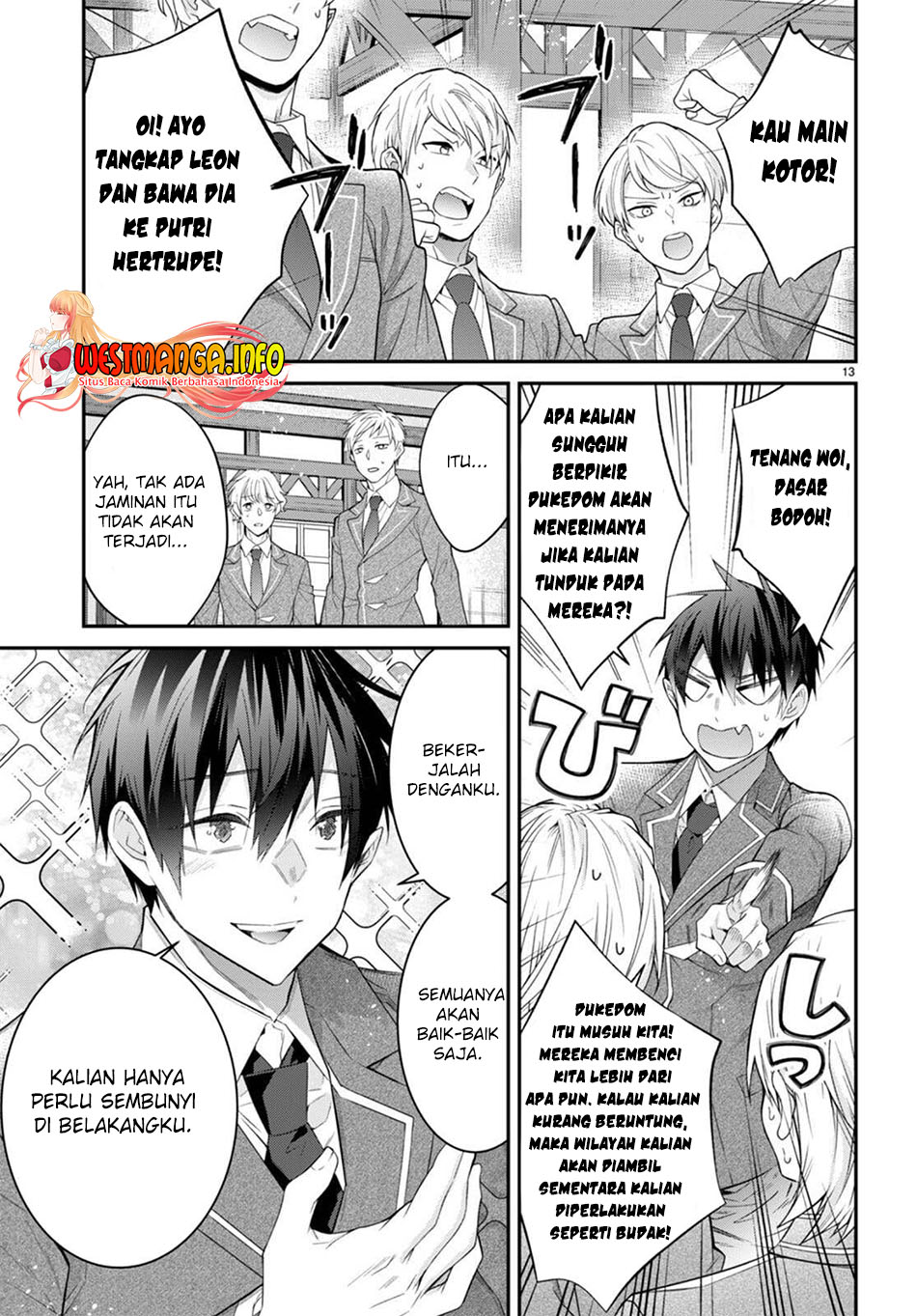 Otome Game Sekai wa Mob ni Kibishii Sekai Desu Chapter 50 Bahasa Indonesia