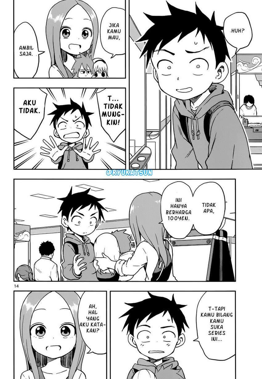 Karakai Jouzu no Takagi-san Chapter 106 Bahasa Indonesia