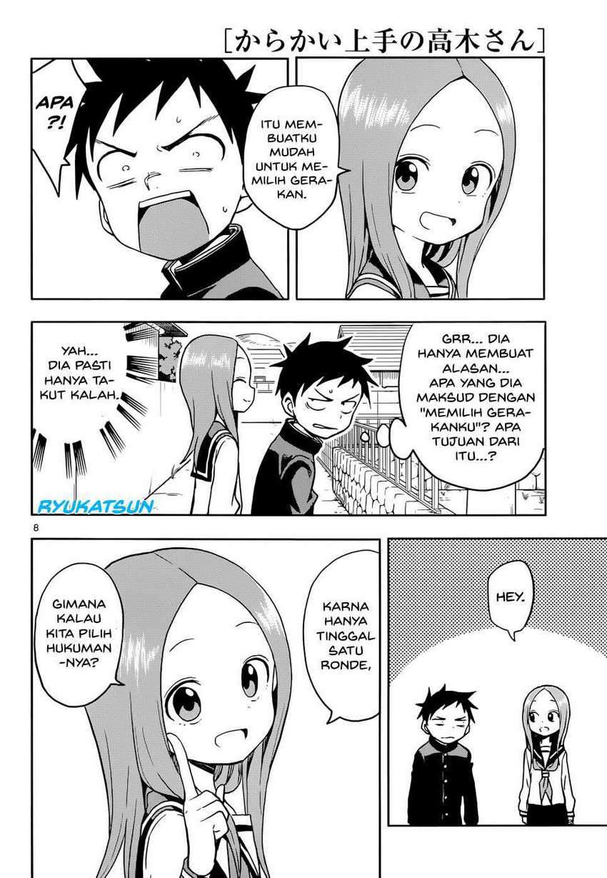 Karakai Jouzu no Takagi-san Chapter 110 Bahasa Indonesia