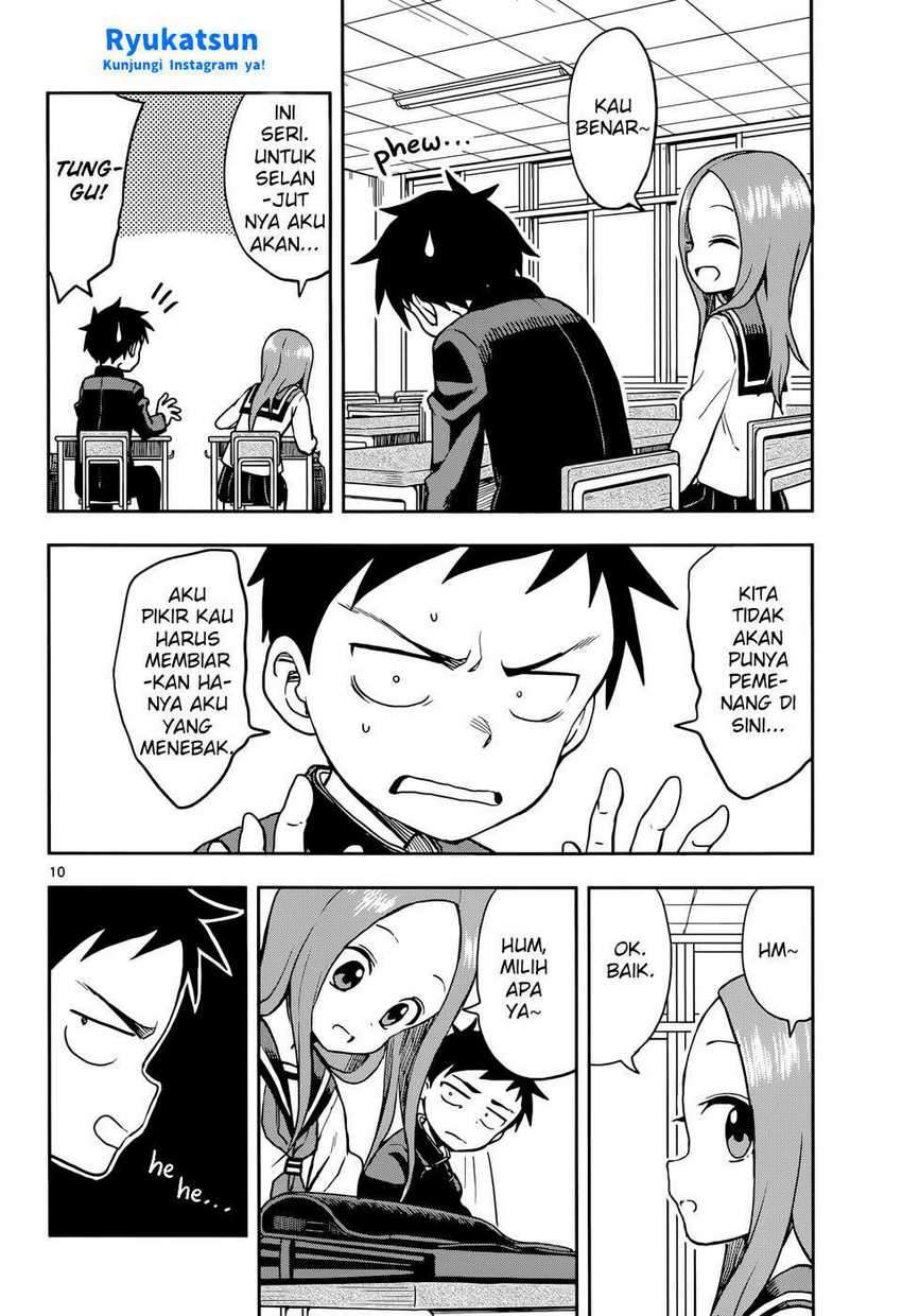 Karakai Jouzu no Takagi-san Chapter 117 Bahasa Indonesia