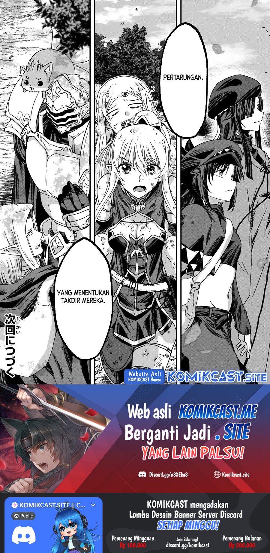 Gaikotsu Kishi-sama, Tadaima Isekai e Odekakechuu Chapter 54 Bahasa Indonesia