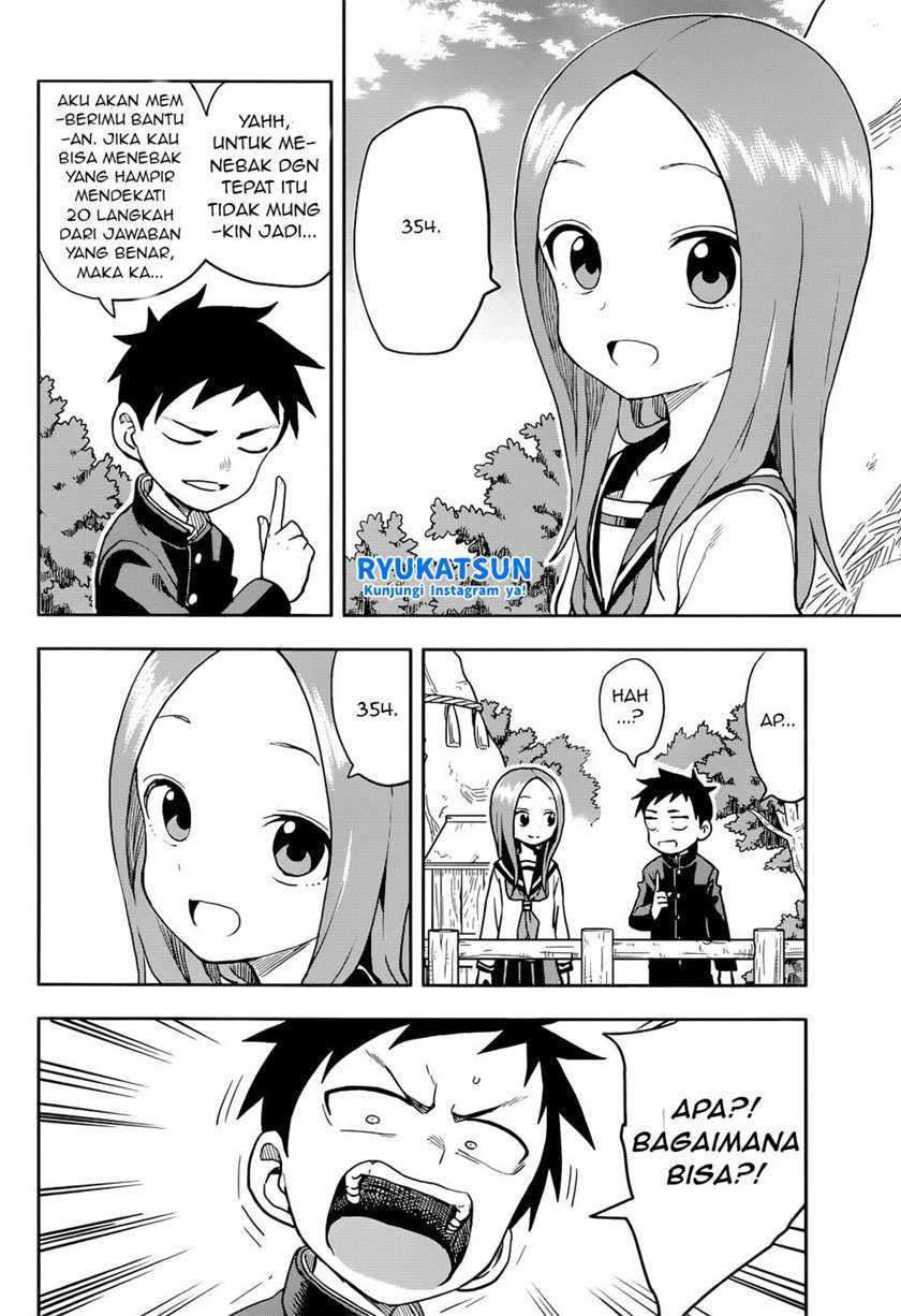 Karakai Jouzu no Takagi-san Chapter 122 Bahasa Indonesia