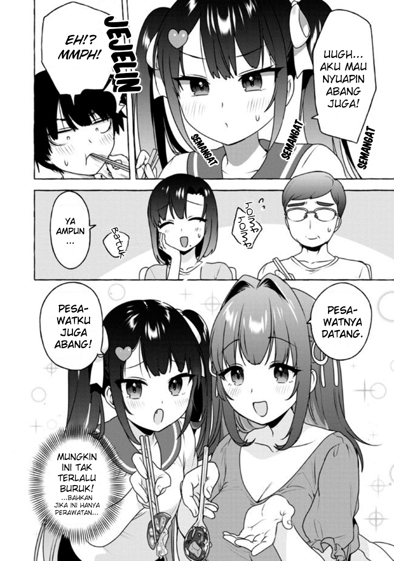 I’m Sandwiched Between Sweet and Spicy Step-Sisters Chapter 11 Bahasa Indonesia