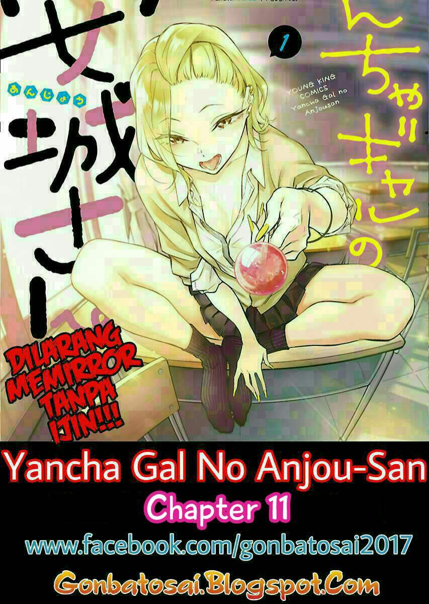Yancha Gal no Anjou-san Chapter 11 Bahasa Indonesia