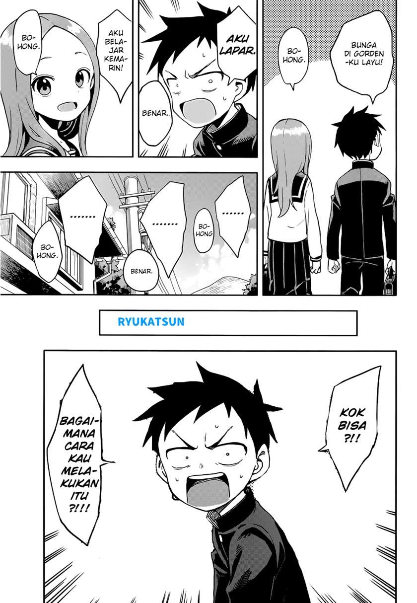 Karakai Jouzu no Takagi-san Chapter 139 Bahasa Indonesia