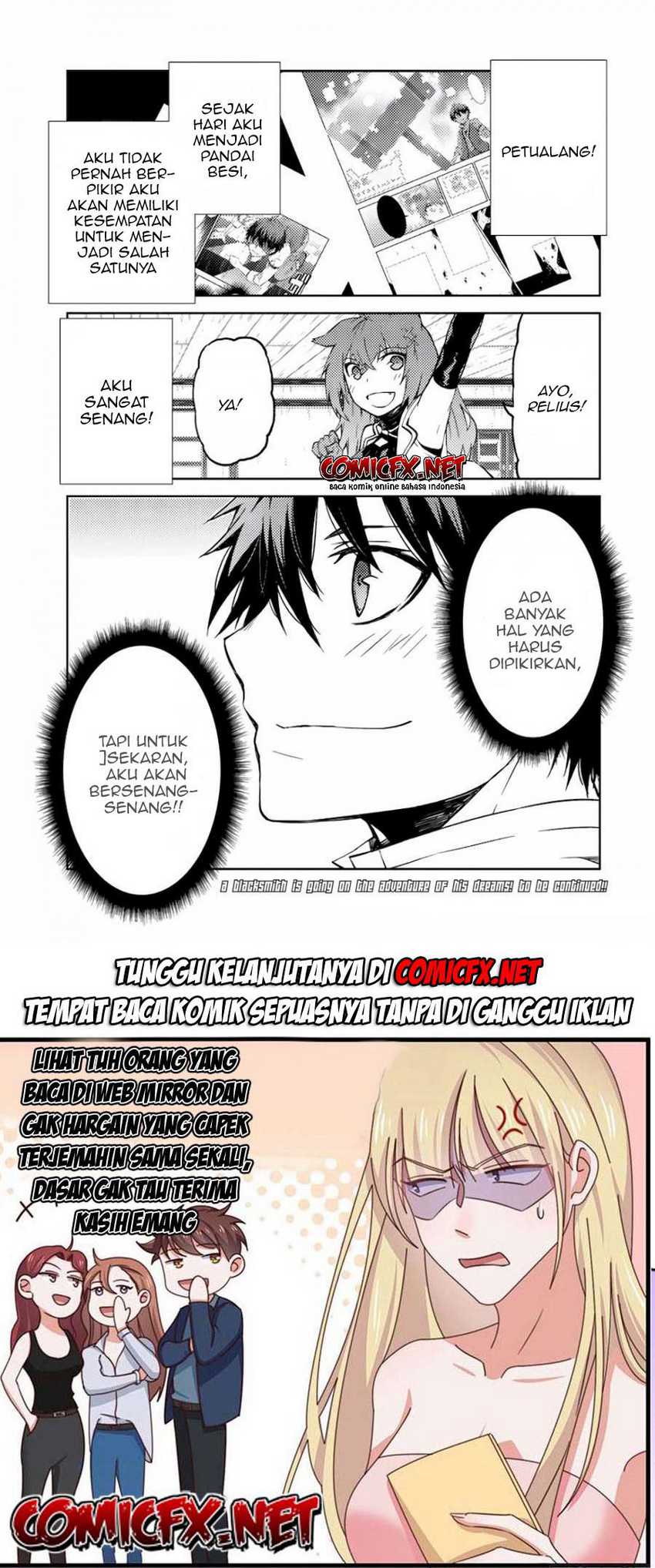 The Weakest Occupation “Blacksmith,” but It’s Actually the Strongest Chapter 24 Bahasa Indonesia