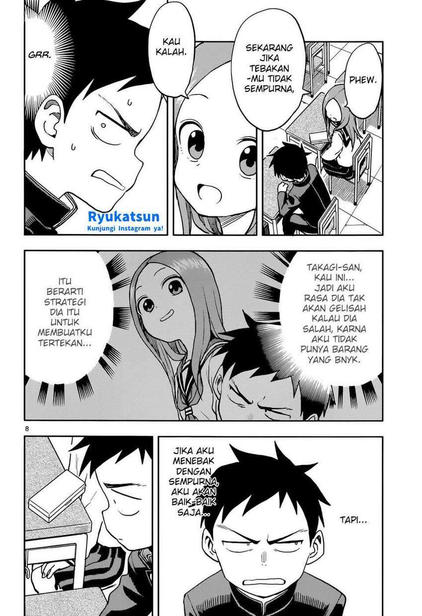 Karakai Jouzu no Takagi-san Chapter 117 Bahasa Indonesia