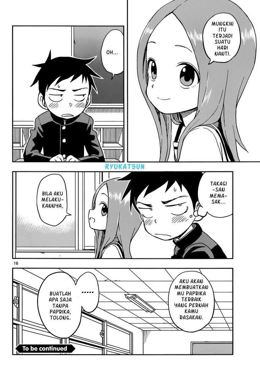 Karakai Jouzu no Takagi-san Chapter 96 Bahasa Indonesia