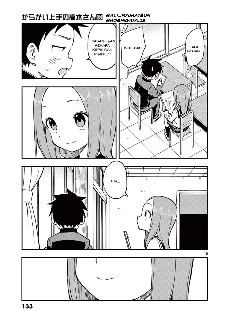 Karakai Jouzu no Takagi-san Chapter 159 Bahasa Indonesia