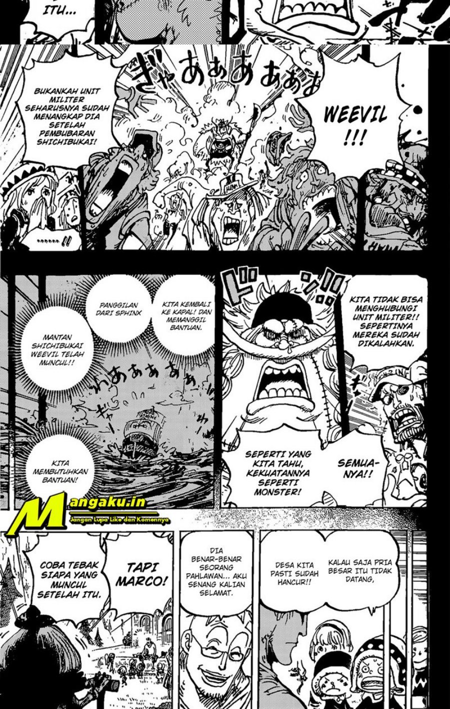 One Piece Chapter 1073 HQ Bahasa Indonesia