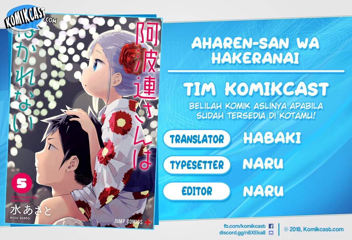 Aharen-san wa Hakarenai Chapter 50 Bahasa Indonesia