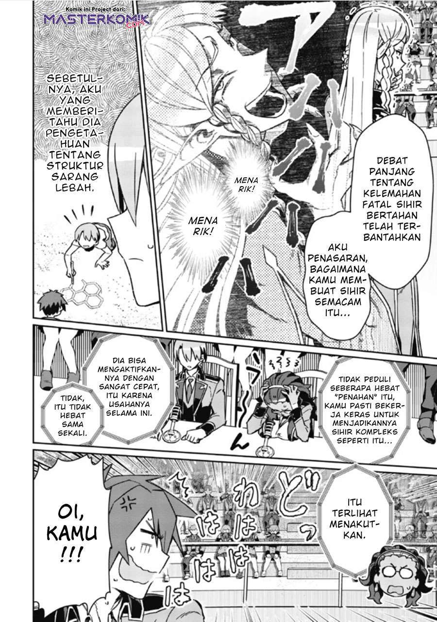 Daikenja no Manadeshi: Bougyo Mahou no Susume Chapter 04.2 Bahasa Indonesia