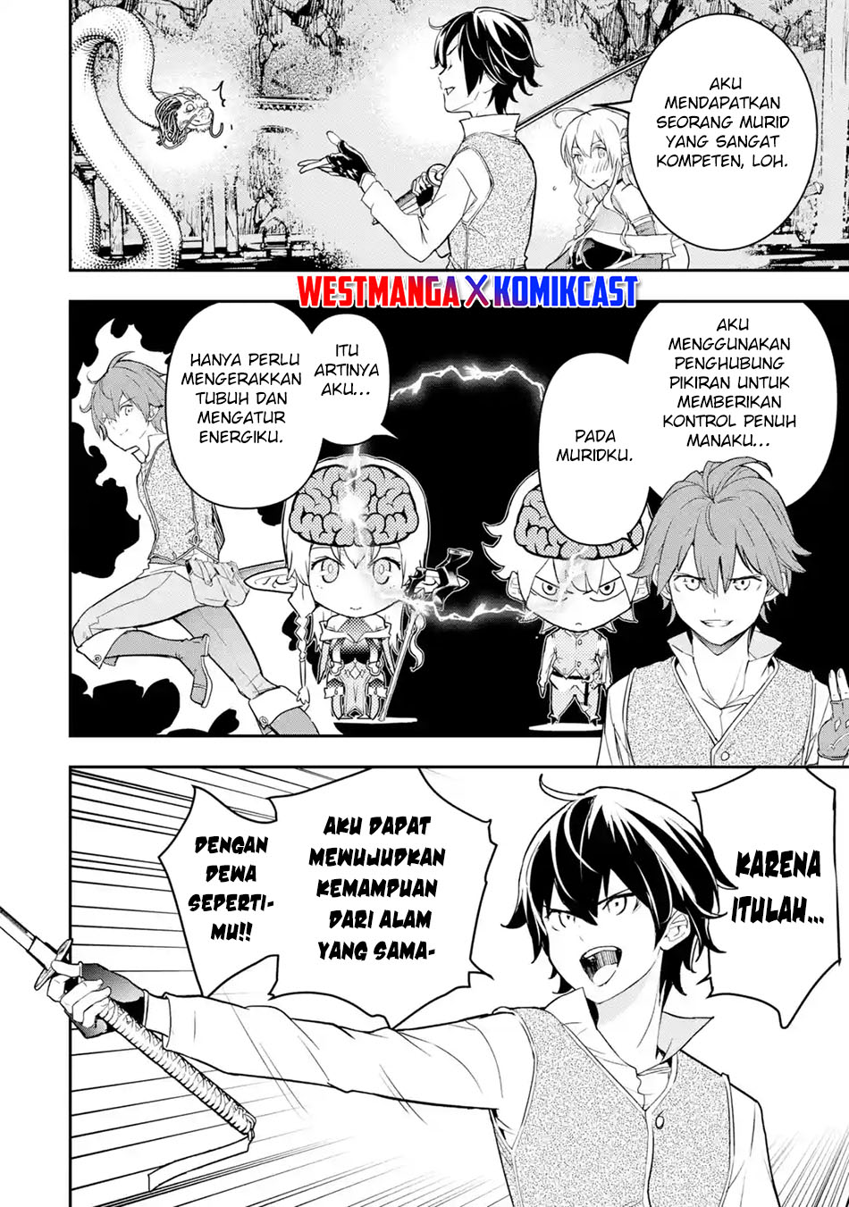 Rakudai Kenja no Gakuin Musou ~Nidome no Tensei, S-Rank Cheat Majutsushi Boukenroku~ Chapter 13.6 Bahasa Indonesia