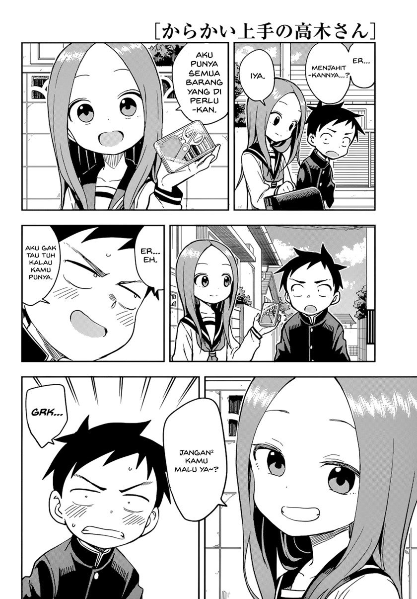 Karakai Jouzu no Takagi-san Chapter 151 Bahasa Indonesia