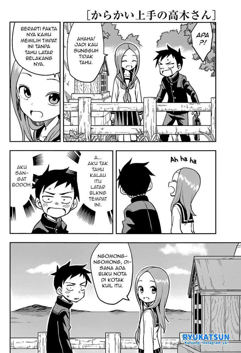 Karakai Jouzu no Takagi-san Chapter 122 Bahasa Indonesia