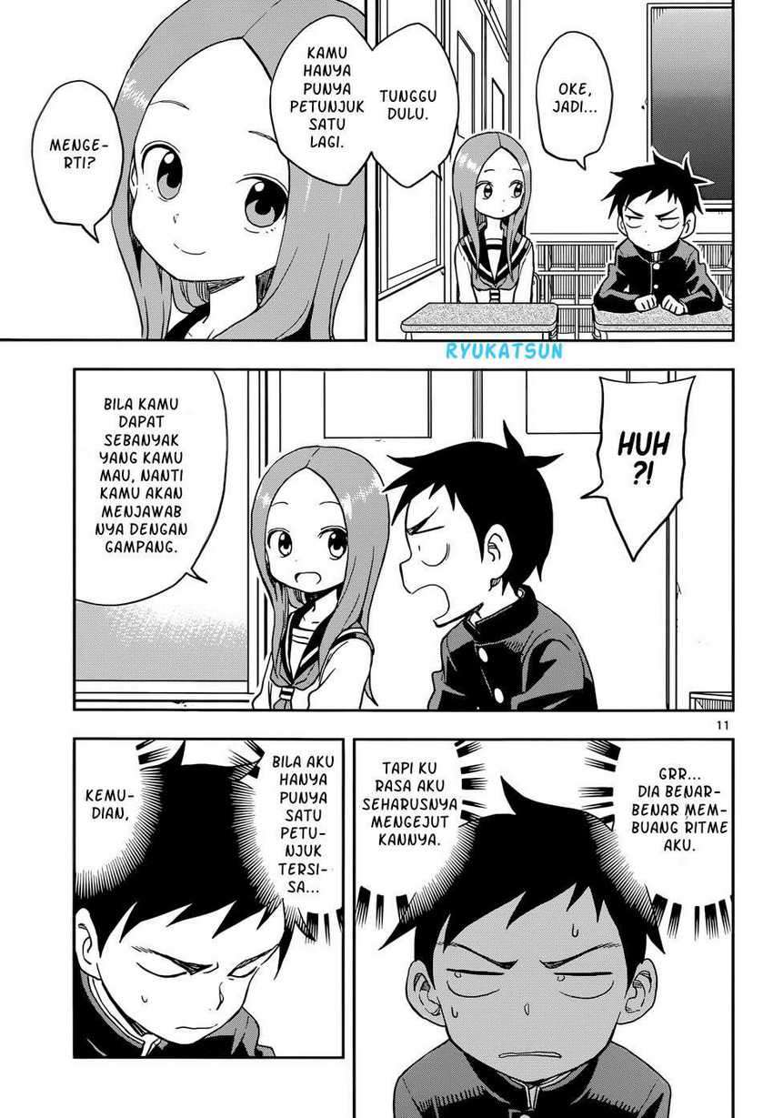 Karakai Jouzu no Takagi-san Chapter 96 Bahasa Indonesia