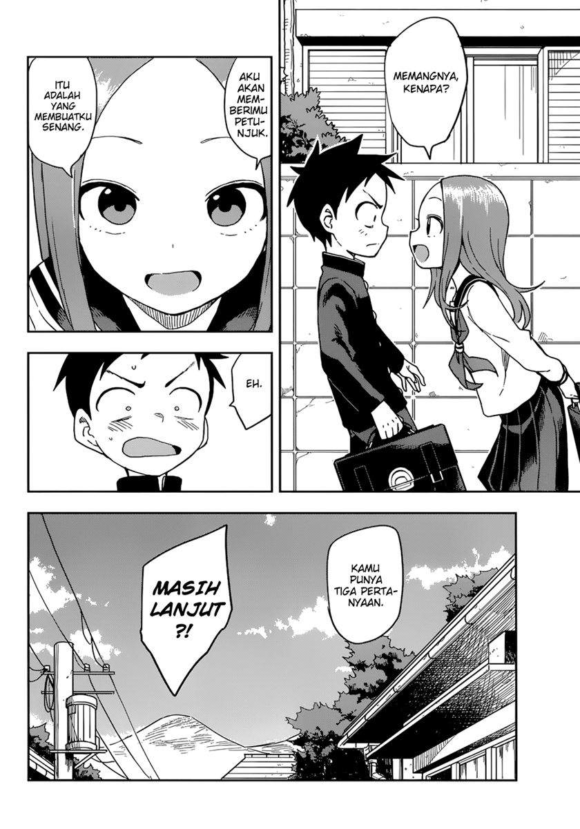 Karakai Jouzu no Takagi-san Chapter 143 Bahasa Indonesia