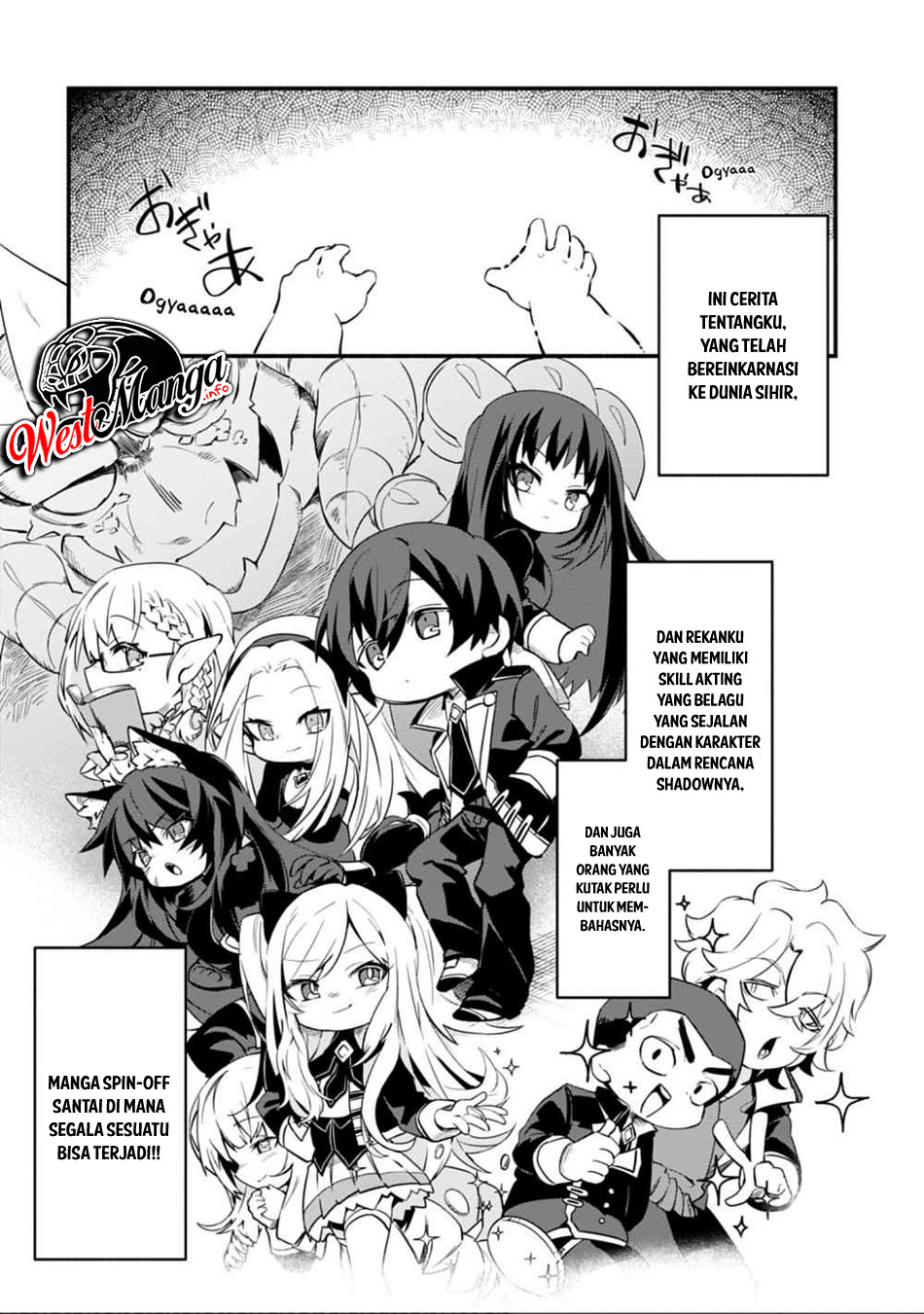 Kage no Jitsuryokusha ni Naritakute! Shadow Gaiden Chapter 01 Bahasa Indonesia