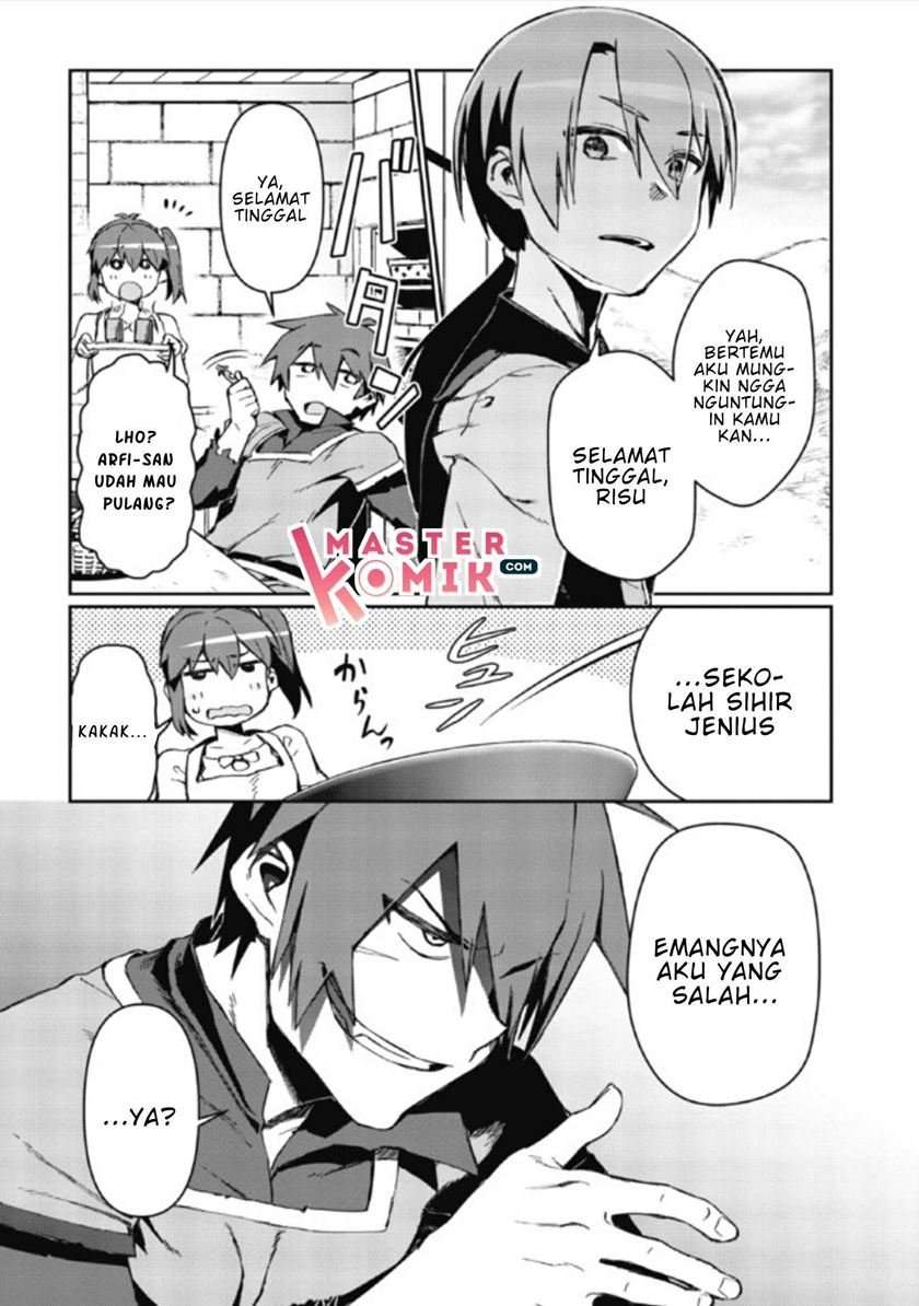 Daikenja no Manadeshi: Bougyo Mahou no Susume Chapter 01.2 Bahasa Indonesia