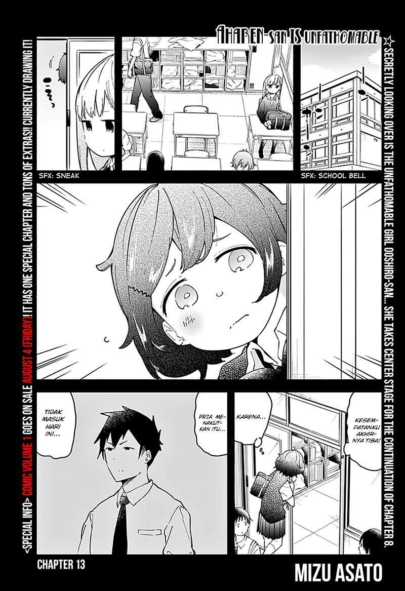 Aharen-san wa Hakarenai Chapter 13 Bahasa Indonesia