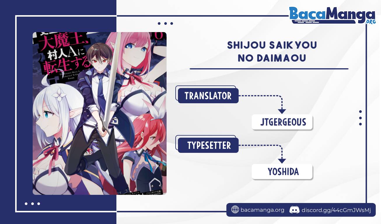 Shijou Saikyou no Daimaou, Murabito A ni Tensei suru Chapter 22.1 Bahasa Indonesia