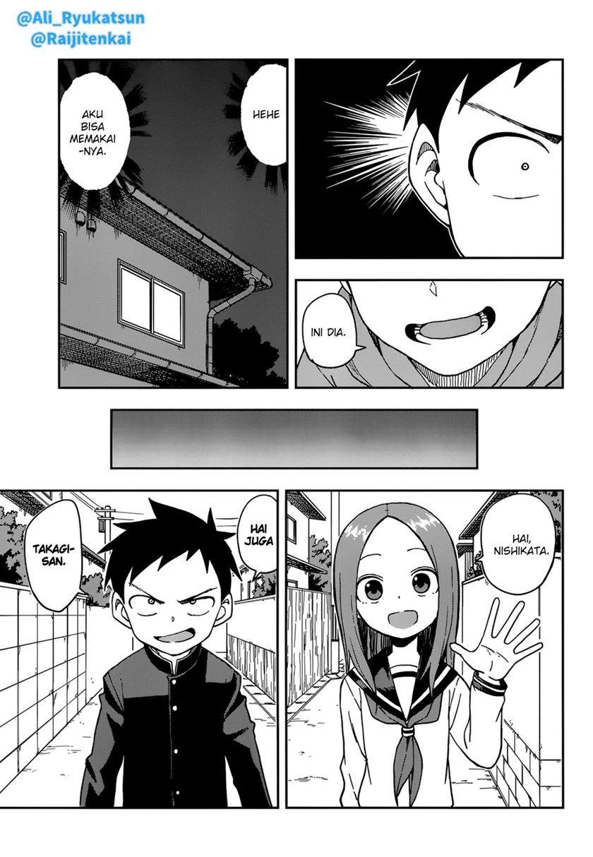 Karakai Jouzu no Takagi-san Chapter 143 Bahasa Indonesia