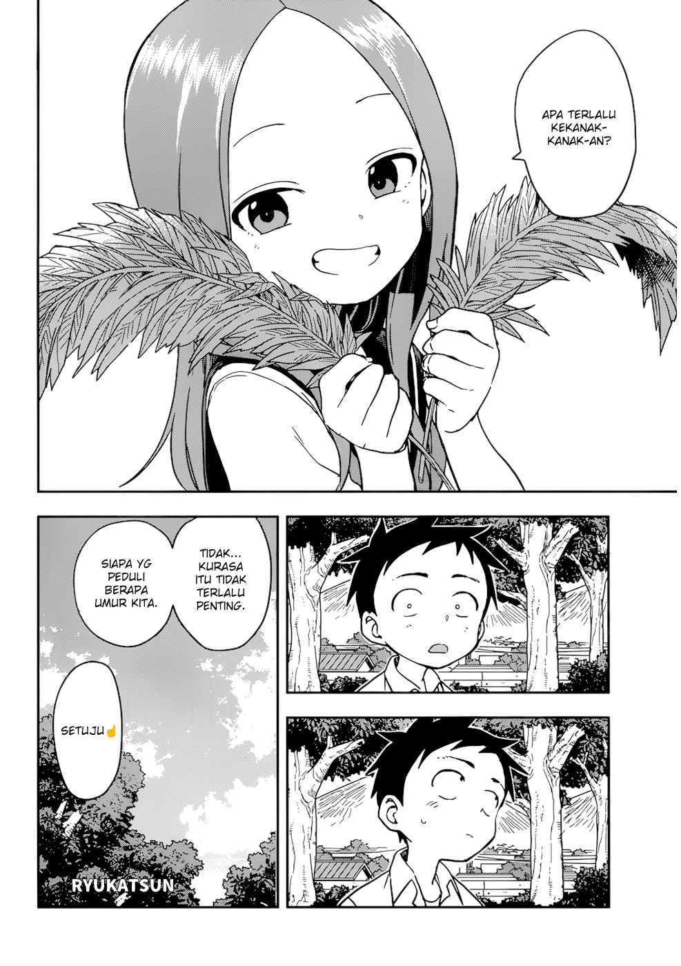 Karakai Jouzu no Takagi-san Chapter 149 Bahasa Indonesia