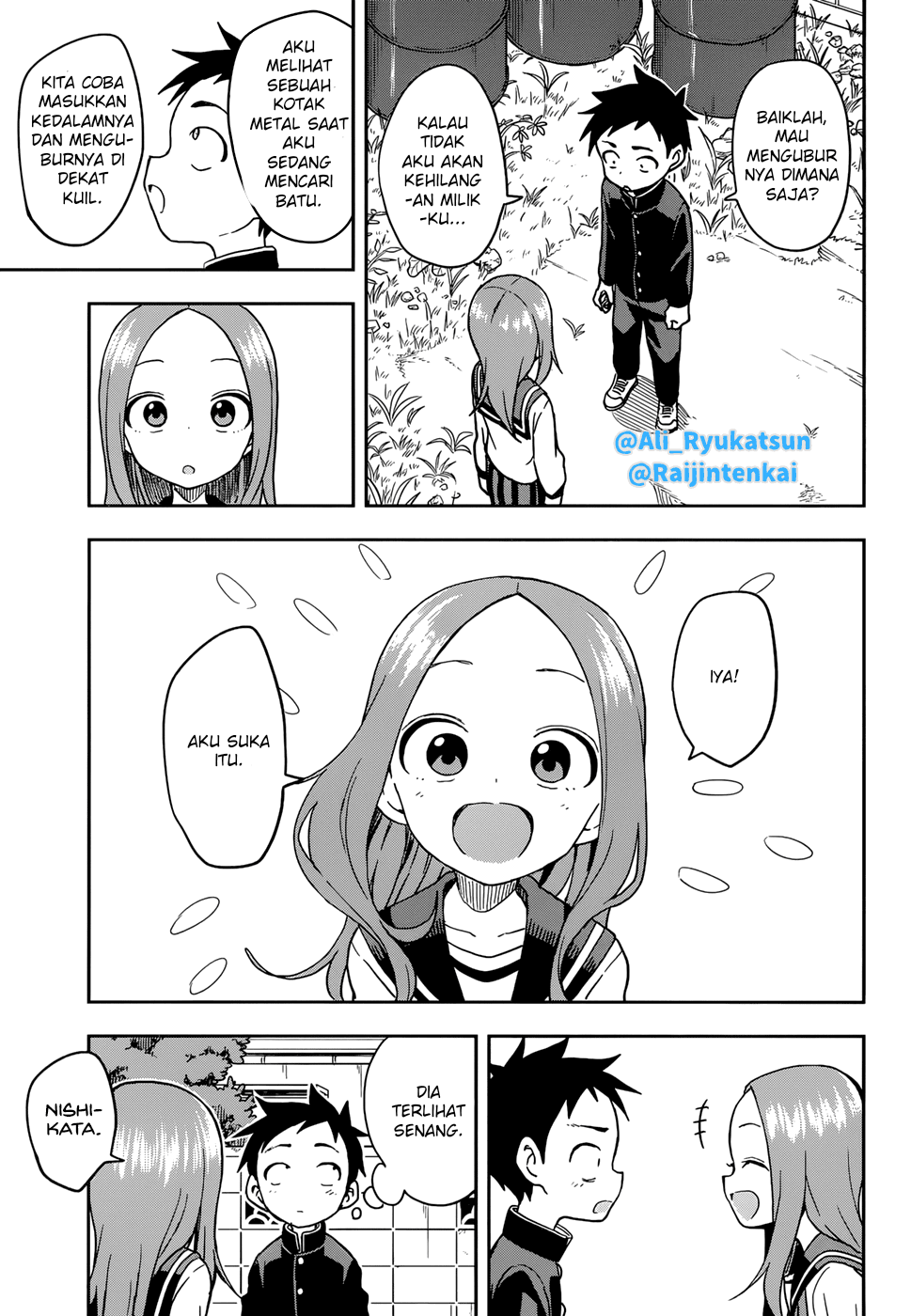 Karakai Jouzu no Takagi-san Chapter 145 Bahasa Indonesia