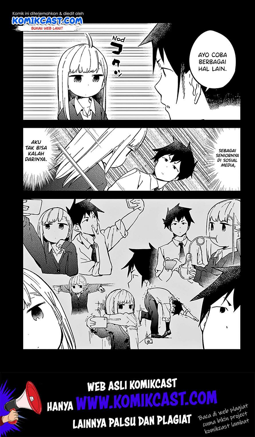 Aharen-san wa Hakarenai Chapter 27 Bahasa Indonesia