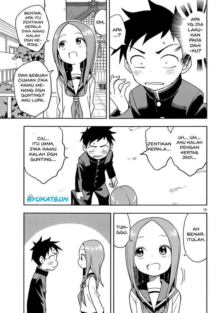 Karakai Jouzu no Takagi-san Chapter 110 Bahasa Indonesia