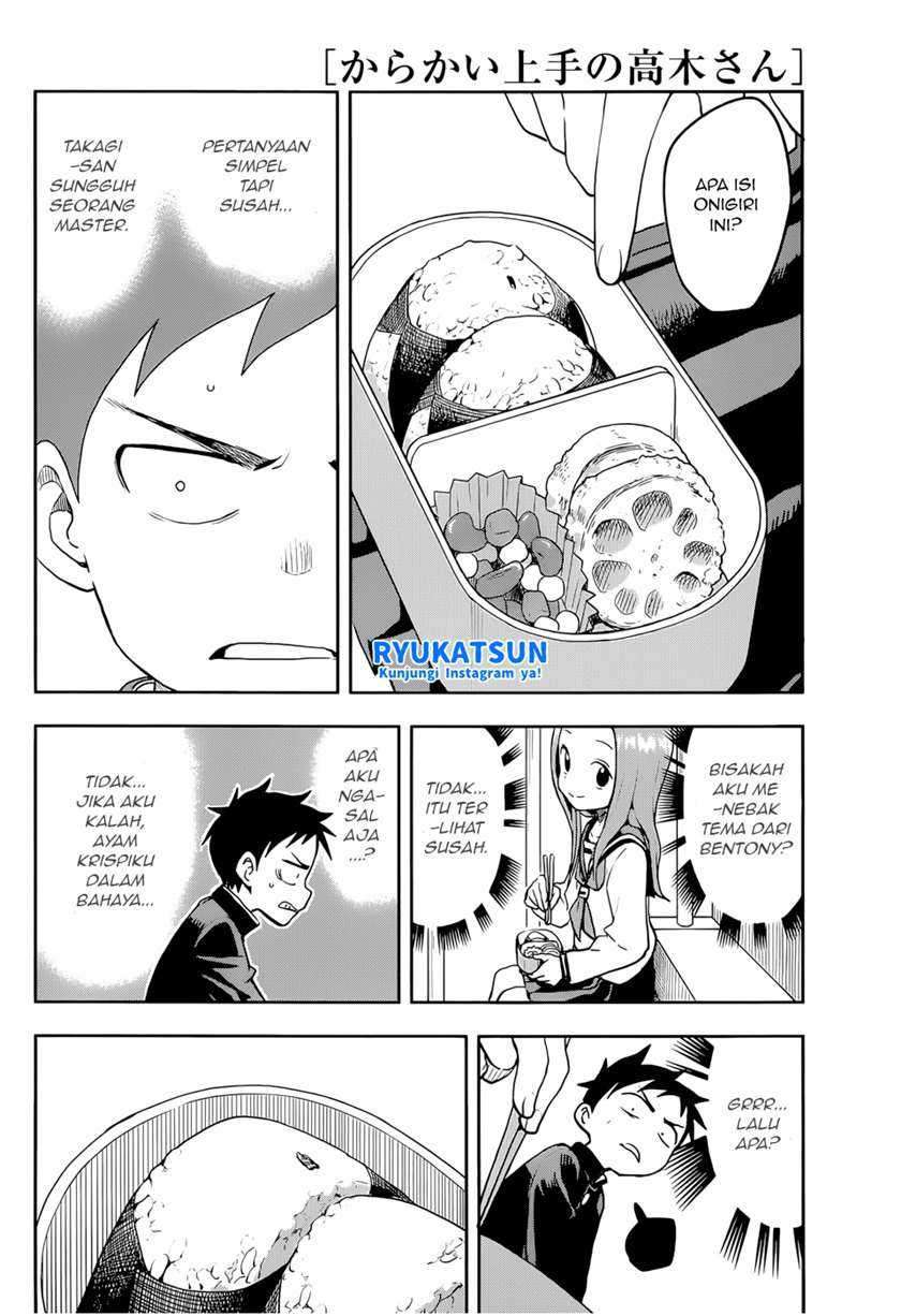 Karakai Jouzu no Takagi-san Chapter 125 Bahasa Indonesia