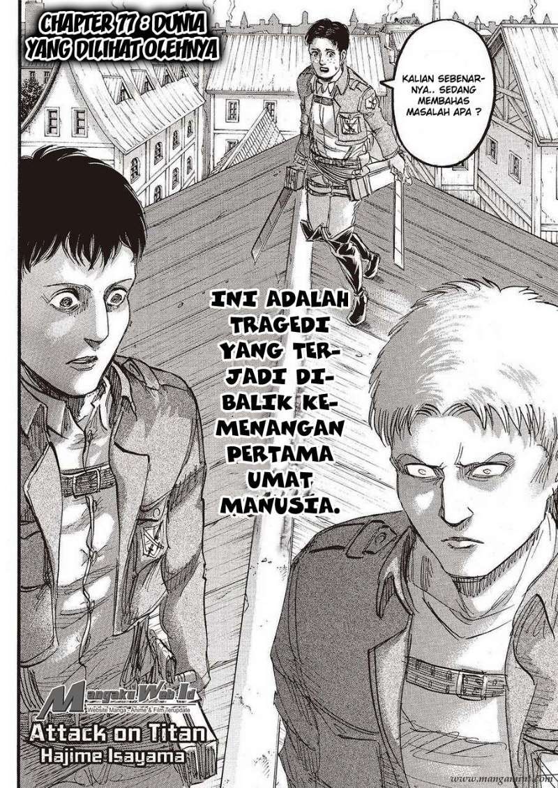 Shingeki no Kyojin Chapter 77 Bahasa Indonesia