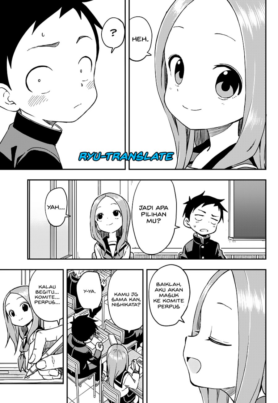 Karakai Jouzu no Takagi-san Chapter 166 Bahasa Indonesia