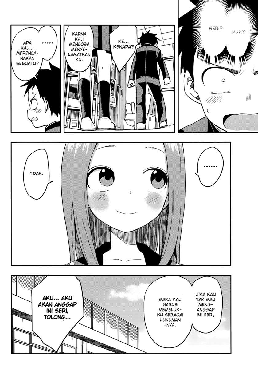 Karakai Jouzu no Takagi-san Chapter 137 Bahasa Indonesia