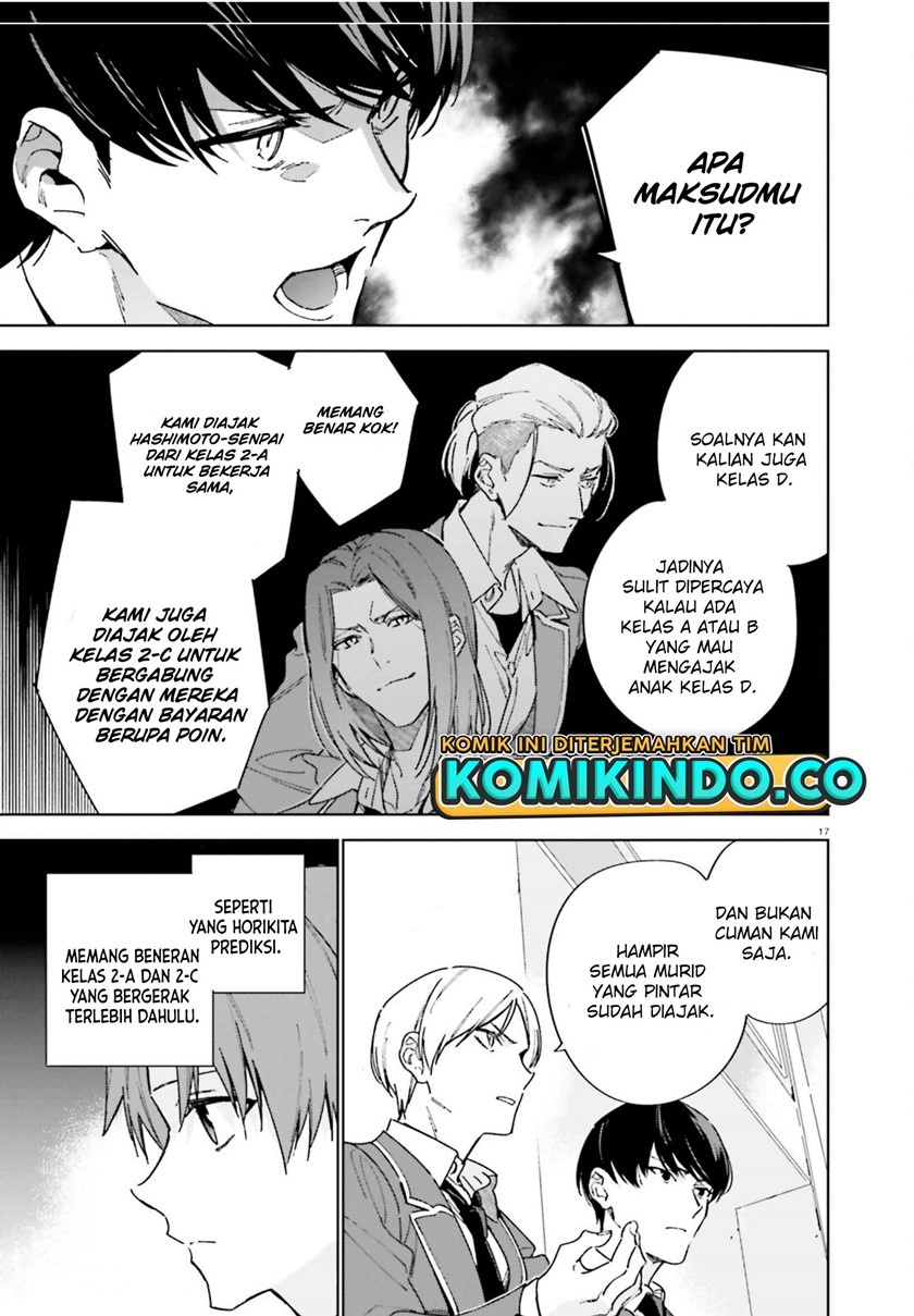 Youkoso Jitsuryoku Shijou Shugi no Kyoushitsu e: 2-nensei-hen Chapter 04 Bahasa Indonesia