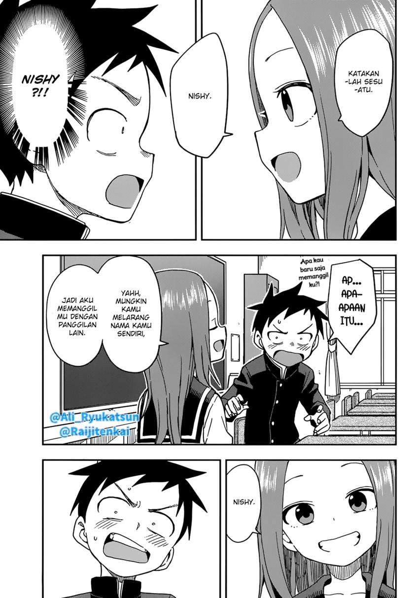 Karakai Jouzu no Takagi-san Chapter 144 Bahasa Indonesia