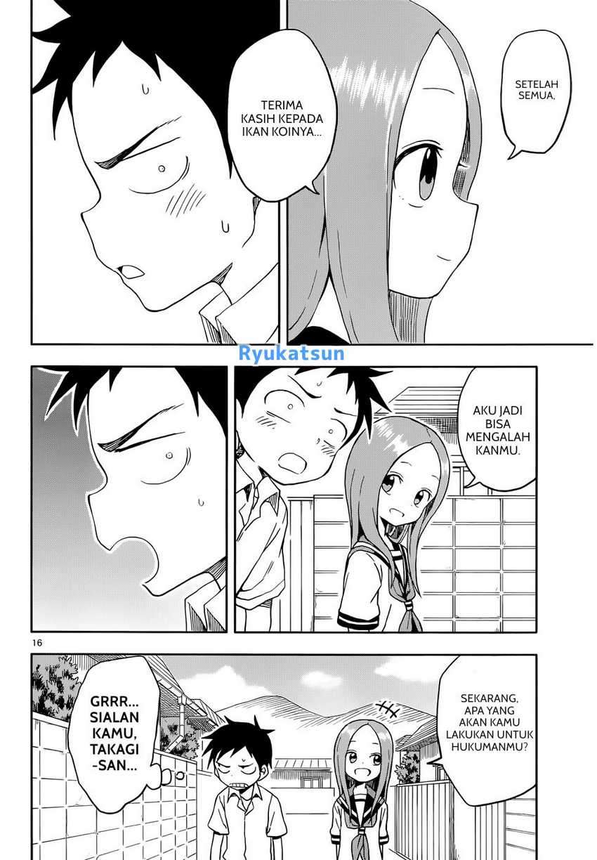 Karakai Jouzu no Takagi-san Chapter 89 Bahasa Indonesia