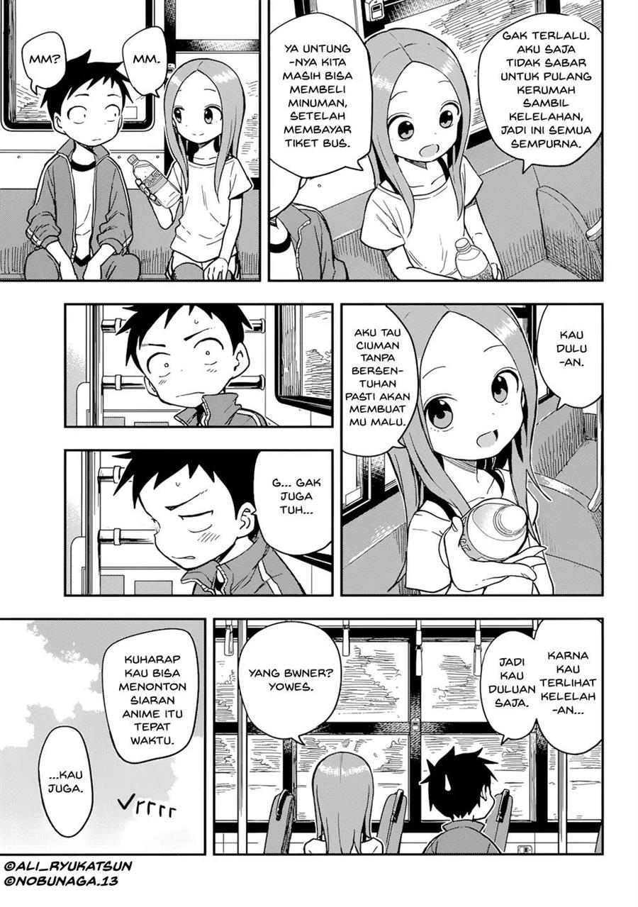 Karakai Jouzu no Takagi-san Chapter 153 Bahasa Indonesia