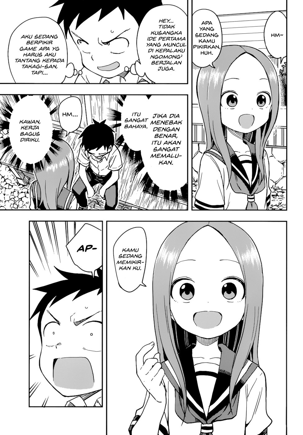 Karakai Jouzu no Takagi-san Chapter 150 Bahasa Indonesia