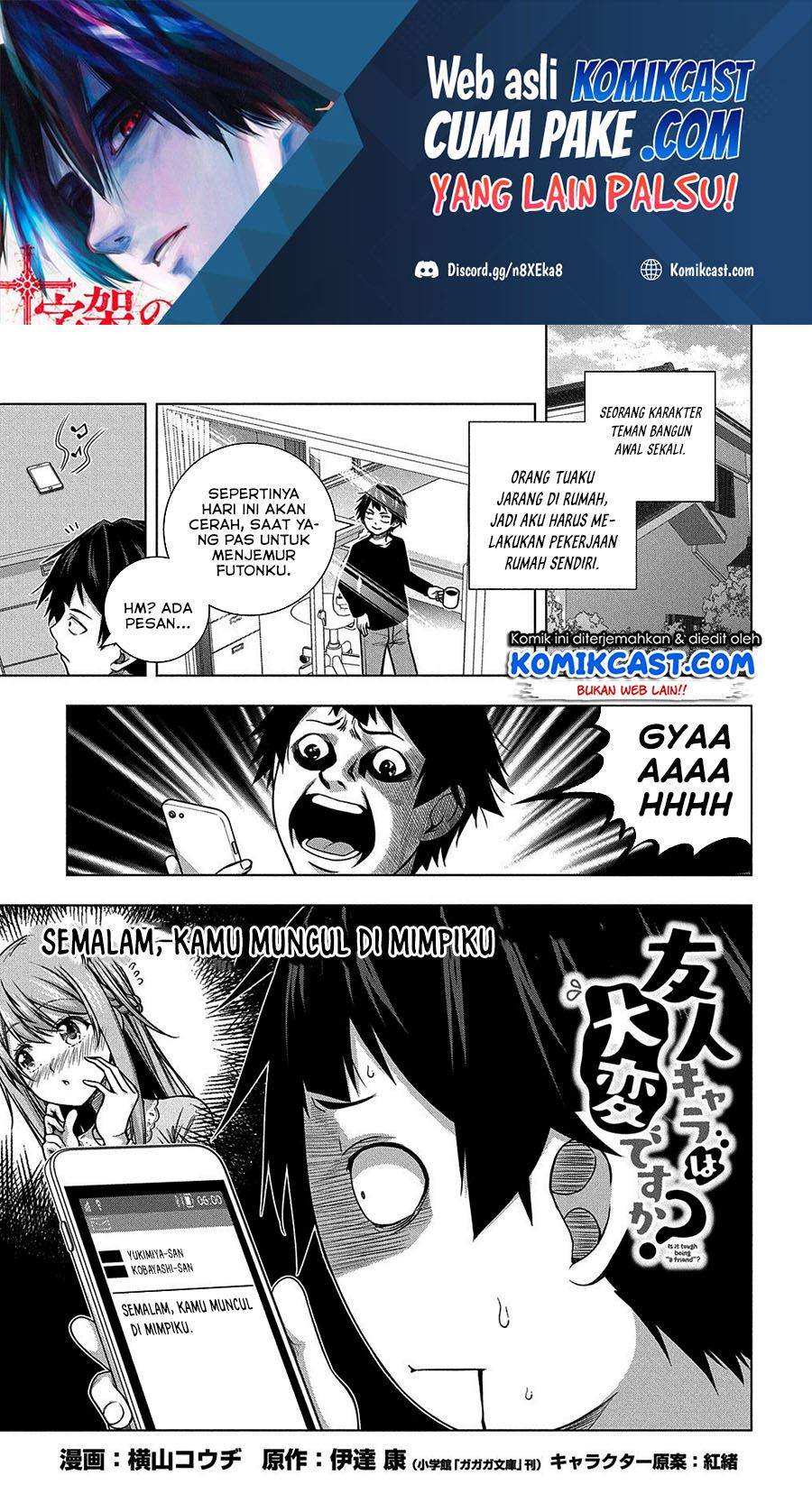 Is it Tough Being a Friend? Chapter 09 Bahasa Indonesia