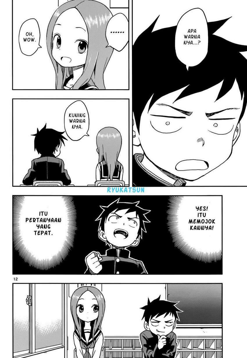 Karakai Jouzu no Takagi-san Chapter 96 Bahasa Indonesia