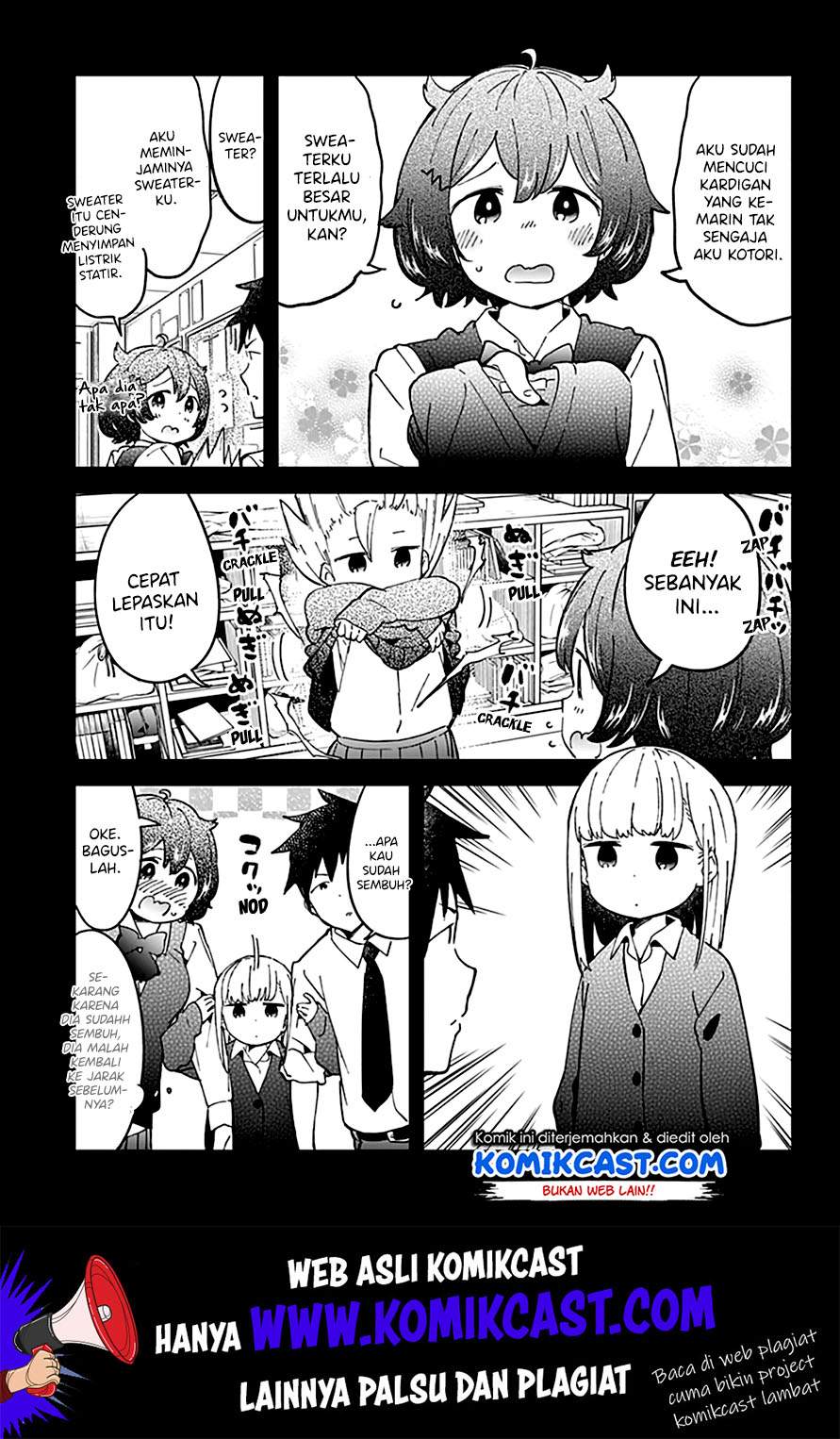 Aharen-san wa Hakarenai Chapter 35 Bahasa Indonesia