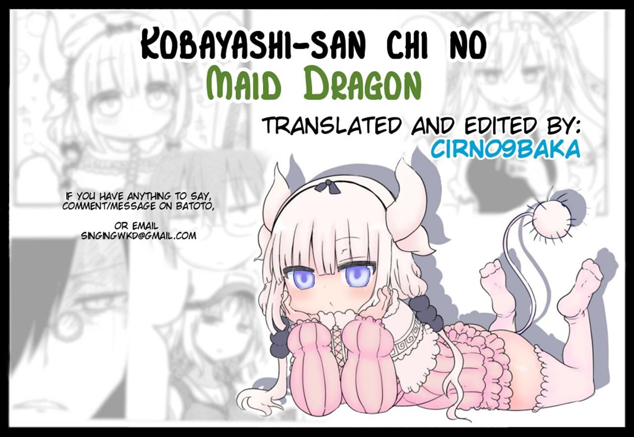 Kobayashi-san Chi no Maid Dragon Chapter 14 Bahasa Indonesia