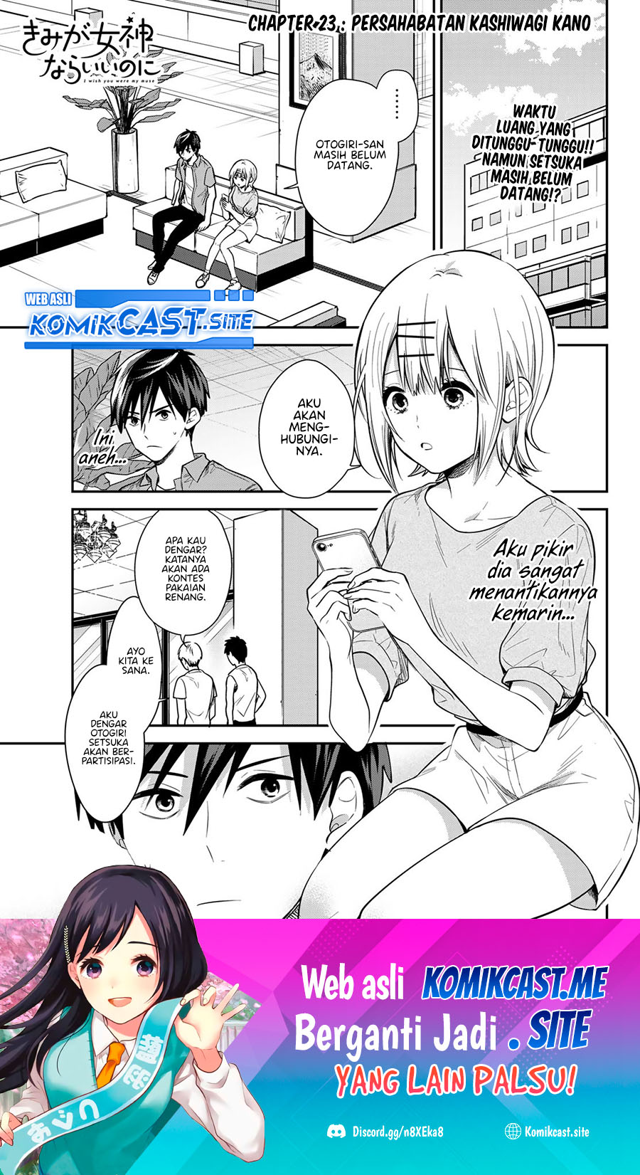 Kimi ga Megami Nara Ii no ni Chapter 23 Bahasa Indonesia